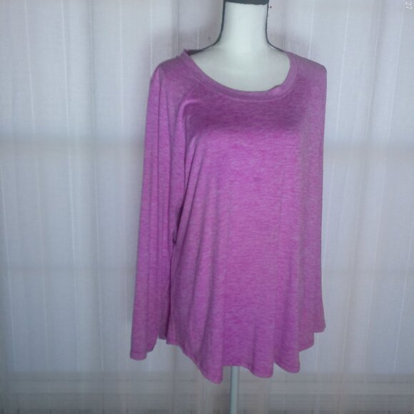 ZUDA Long Sleeve Pink Tunic XL - Picture 1 of 6